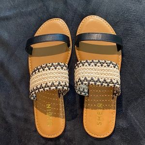 Shein flat sandals SIZE 8